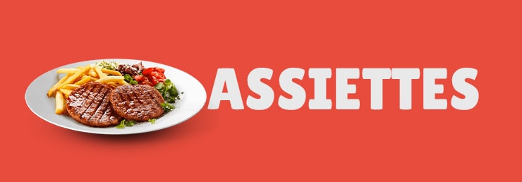 assiettes du restaurant Babylone Kebab de 50400 Granville