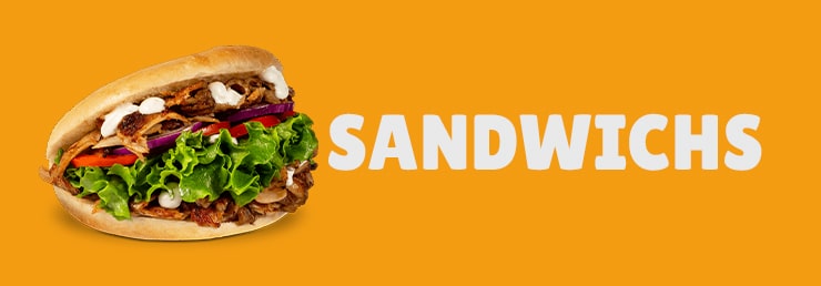 sandwichs du restaurant Babylone Kebab de 50400 Granville