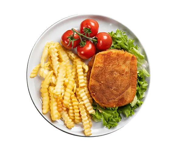 Assiettes Assiette Cordon Bleu du restaurant Babylone Kebab de 50400 Granville