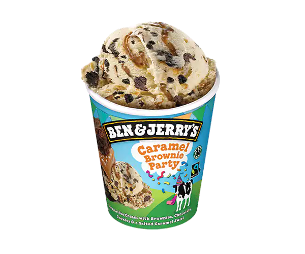 Desserts BEN ET JERRYS Caramel Brownie Party 465ML du restaurant Babylone Kebab de 50400 Granville