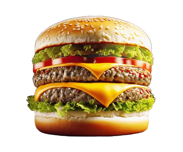 Burgers Double Cheese du restaurant Babylone Kebab de 50400 Granville