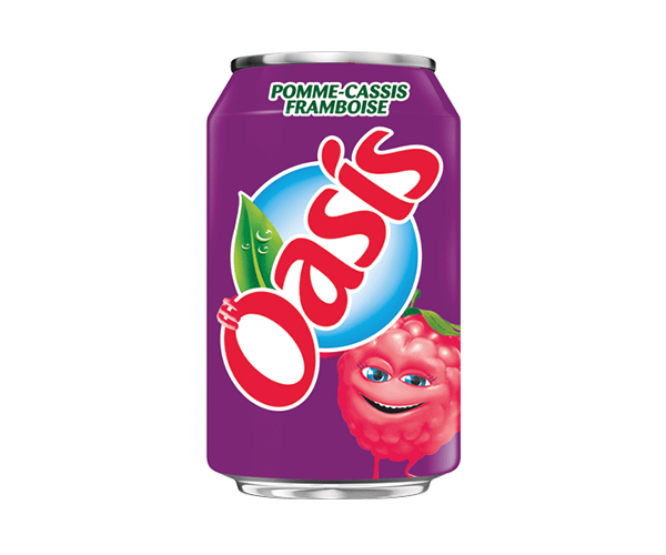 Boissons Oasis Cassis Pomme du restaurant Babylone Kebab de 50400 Granville