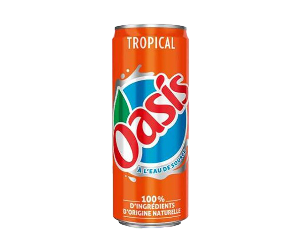 Boissons Oasis du restaurant Babylone Kebab de 50400 Granville